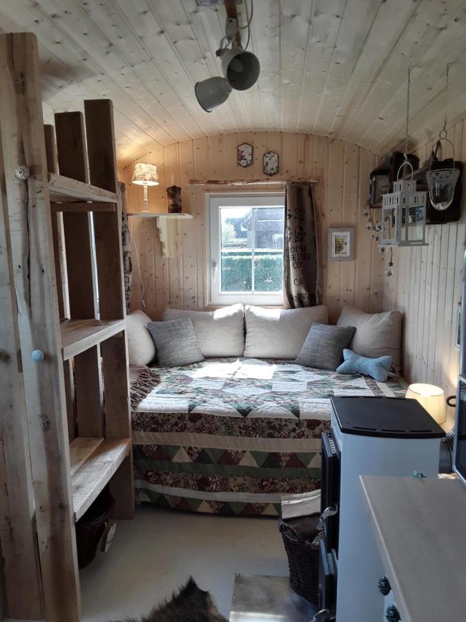 Schaeferwagen Auf'M Minibauernhof In Munster Villa Kültér fotó